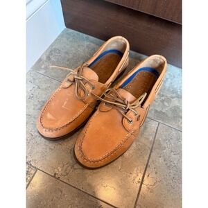 Sperry Top-Sider Mens 10.5 Wide Authentic Original Leather Boat Shoes 0197640